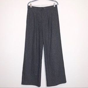 Banana Republic wide leg pleated dress pants